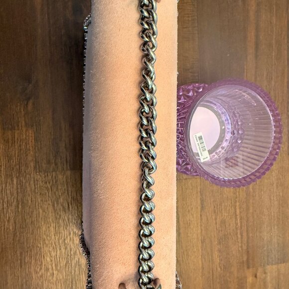 Pink Gucci Dionysus Suede Velvet Shoulder Bag Crystal - Picture 8 of 16